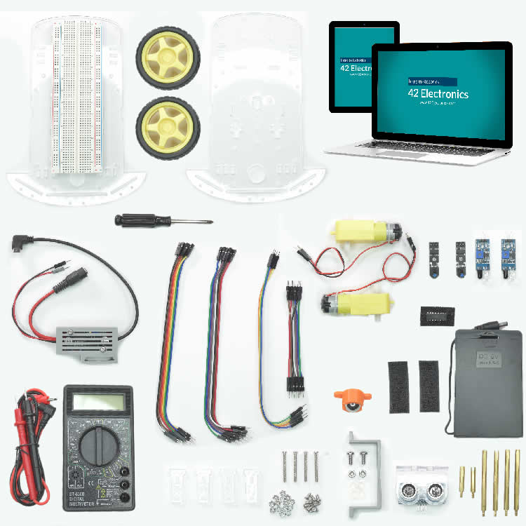 Intro to Robotics Level D Online Course with Equipment Kit
