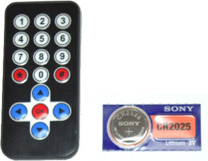 IR Remote with CR2025 Battery
